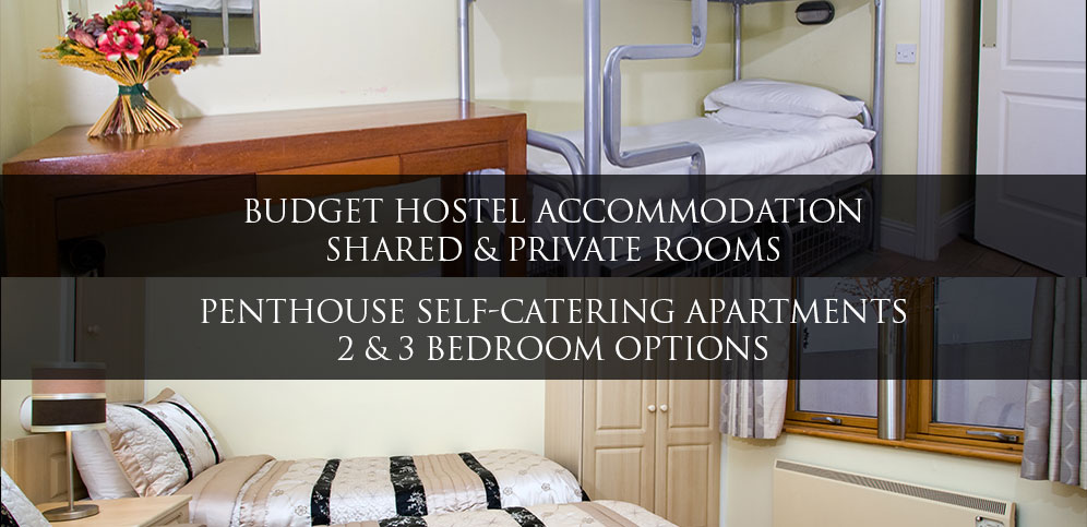 Self Catering Penhouse Apartments & Budget Hostel Accommodation